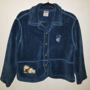 Vintage 90s Disney Pooh Fleece Jacket